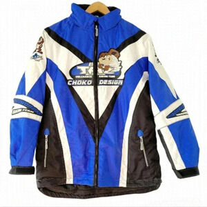 Choko Snow Winter Hood Snowmobile Junior Youth Warm Puffer Jacket Size 18.